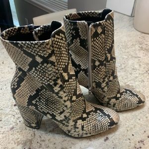 Aldo snakeskin Aurella boots. Brand New without box.